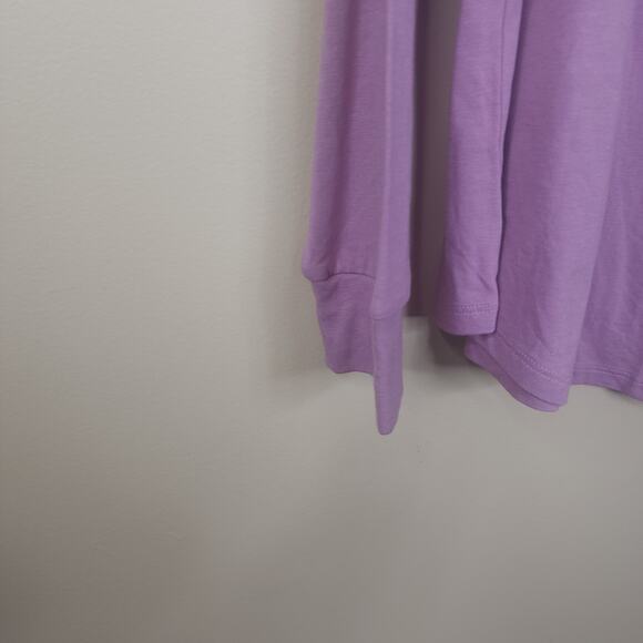 Universal Standard Long Sleeve Rex Tee in Purple Size 18/20 - Picture 4 of 9